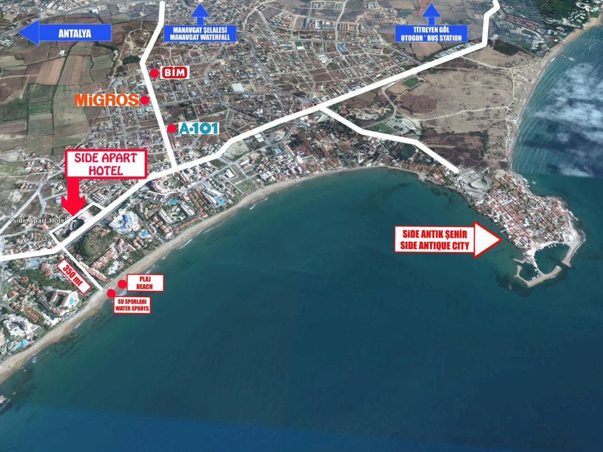 Side Apart Hotel Bagian luar foto